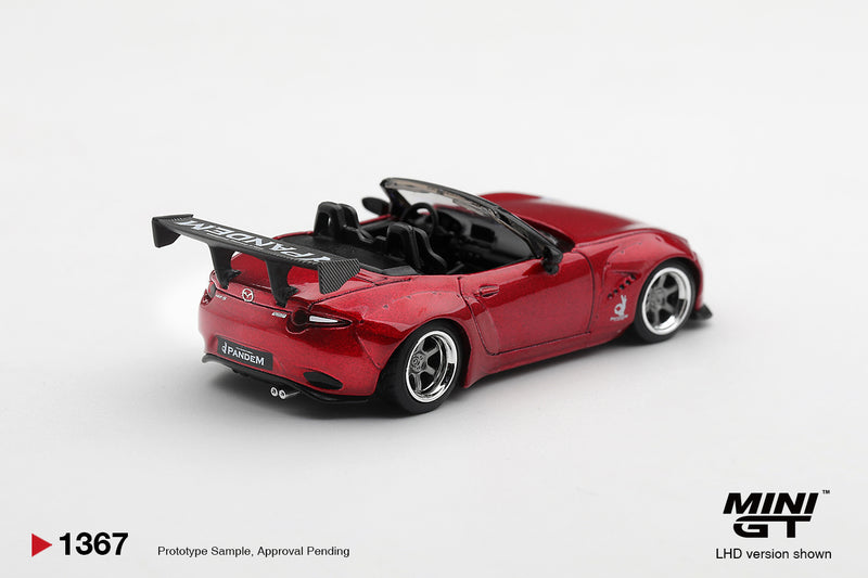 Chargez l'image dans la visionneuse de la galerie, MAZDA MX-5 (ND) PANDEM KODO ROUGE 2015 MINI GT 1:64
