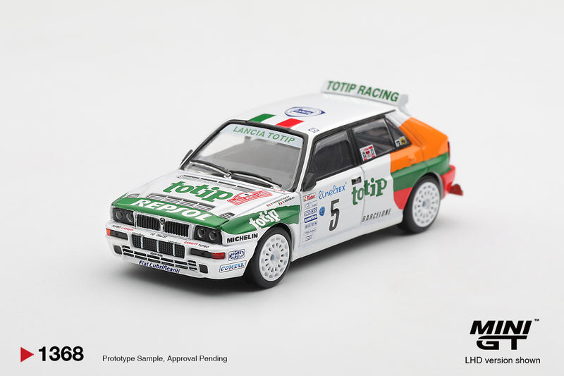 Chargez l'image dans la visionneuse de la galerie, LANCIA DELTA HF INTEGRALE EVOLUTION #5 ANDREA AGHINI RALLYE MONTE-CARLO 1993 MINI GT 1:64
