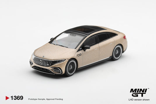 MERCEDES-BENZ EQS 53 SIGNATURE KALAHARI GOUD MAGNO 2025 MINI GT 1:64