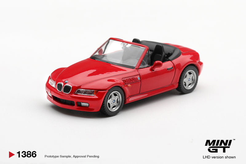 Load image into Gallery viewer, BMW Z3 2.8I RED 1998 MINI GT 1:64
