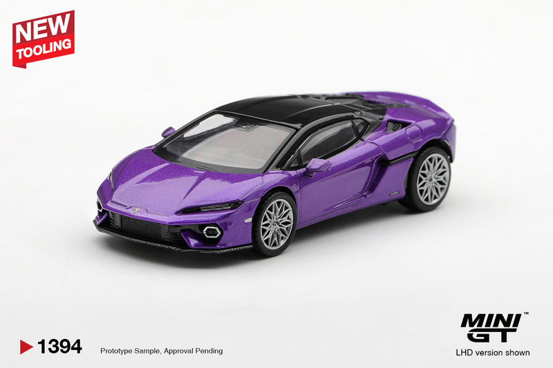 Chargez l'image dans la visionneuse de la galerie, LAMBORGHINI TEMERARIO VIOLET PASIFAE 2026 MINI GT 1:64
