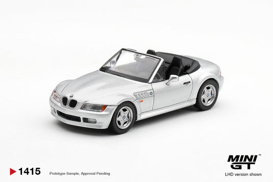 BMW Z3 2,8I TITANIUM SILVER 1997 MINI GT 1:64