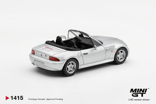 BMW Z3 2,8I TITANIUM SILVER 1997 MINI GT 1:64