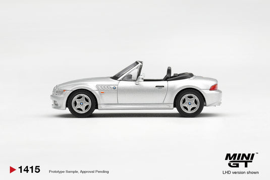 BMW Z3 2,8I TITANIUM SILVER 1997 MINI GT 1:64