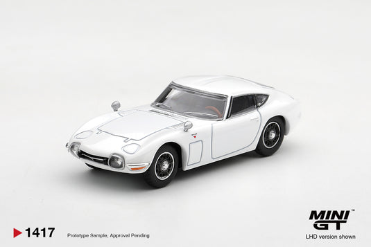 TOYOTA 2000GT PEGASUS WHITE 1967 MINI GT 1:64