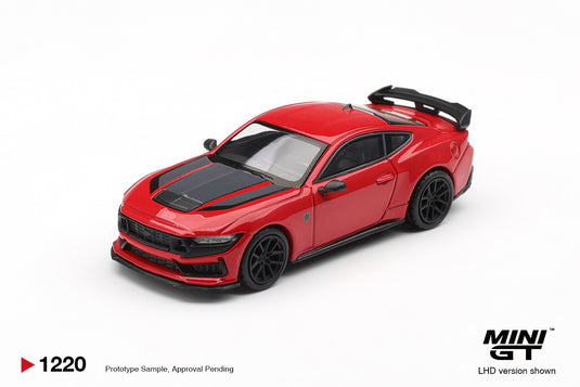 FORD MUSTANG DARK HORSE RACE ROUGE 2025 (LHD) MINI GT 1:64