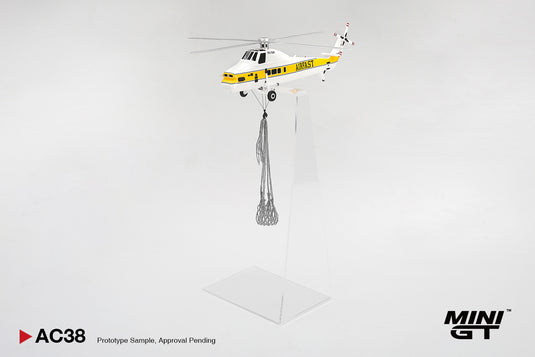 HÉLICOPTÈRE SIKORSKY S58T CAMEL TROPHY 1985 MINI GT 1:64
