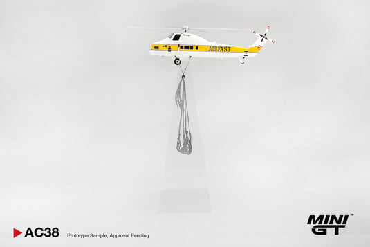 HÉLICOPTÈRE SIKORSKY S58T CAMEL TROPHY 1985 MINI GT 1:64