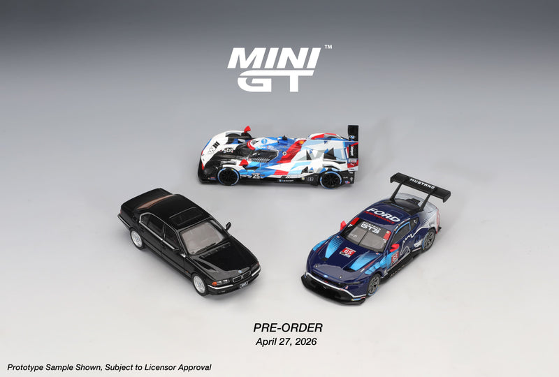 Laad de afbeelding in de Gallery-viewer, BMW M HYBRID V8 GTP BMW M HYBRID V8 GTP #25 BMW M TEAM RLL DAYTONA 24 UUR 2024 MINI GT 1:64
