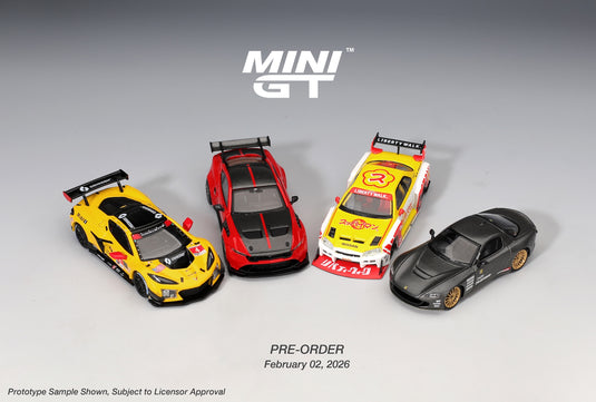 Mazda RX7 (FD3S) RE-AMEMIYA MATSUKIYO KOKU 3 ROTOR NA-7 TAS 2025 BEST TUNED CAR AWARD 2025 (RHD) MINI GT 1:64