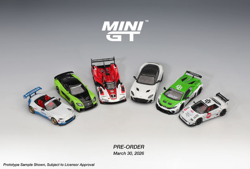 Chargez l'image dans la visionneuse de la galerie, PORSCHE 963 #7 PORSCHE PENSKE MOTORSPORT VAINQUEUR DES 24 HEURES DE DAYTONA 2025 (LHD) MINI GT 1:64

