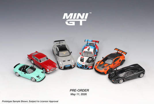 NISSAN GTR R35 LB-SUPER SILHOUETTE GT-RR VER1 MATGRIJS 2026 MINI GT 1:64