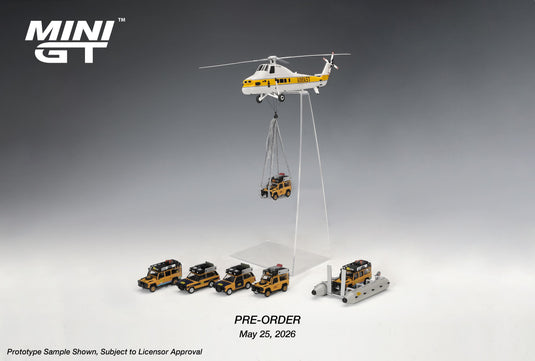 LAND ROVER RANGE ROVER CAMEL TROPHY N.SUDMANN & F.HOFMANN SUMATRA 1981 MINI GT 1:64