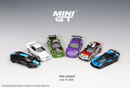 Bugatti BOLIDE PRÉSENTATION NOIR ET BLEU 2024 (LHD) MINI GT 1:64
