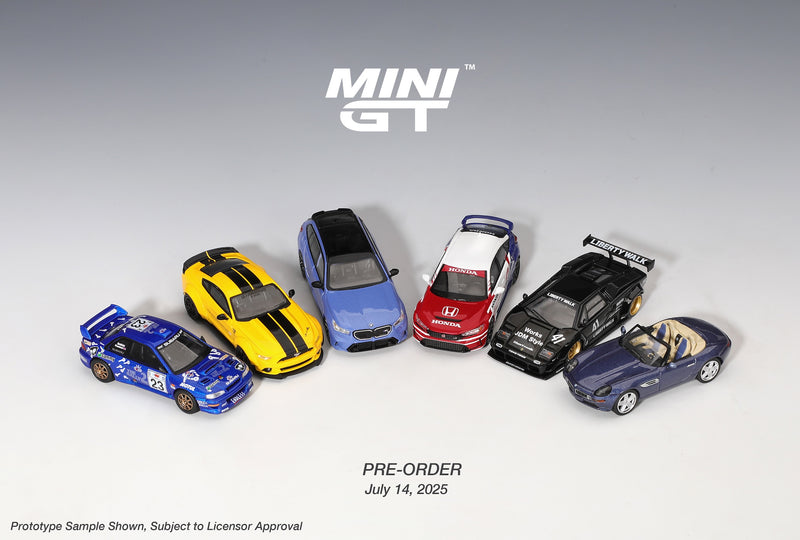 Laad de afbeelding in de Gallery-viewer, Lamborghini COUNTACH LB- WORKS ZWART 2024 MINI GT 1:64
