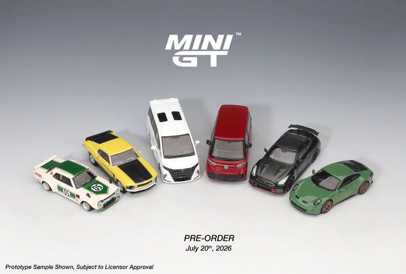 Laad de afbeelding in de Gallery-viewer, NISSAN GT-R R35 NISMO ZWART 2024 MINI GT 1:64
