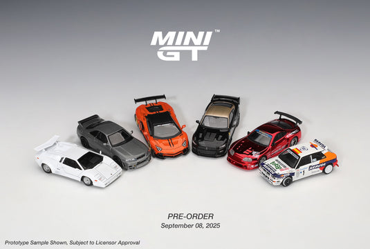 Lamborghini AVENTADOR LB- WORKS ÉDITION LIMITÉE ORANGE MDX 2025 (RHD) MINI GT 1:64