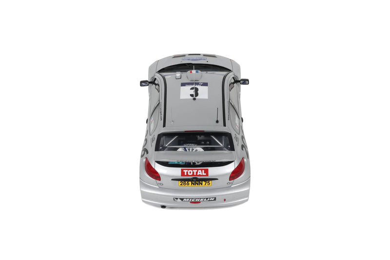 Load image into Gallery viewer, Peugeot 206 WRC PANIZZI TDC SILVER 2002 OTTOmobile 1:18
