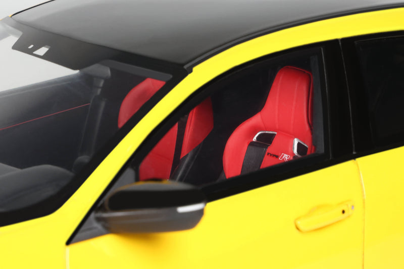 Load image into Gallery viewer, HONDA CIVIC TYPE R FK8 EURO SPEC SUNLIGHT YELLOW 2020 OTTOmobile 1:18
