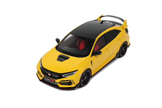 HONDA CIVIC TYPE R FK8 EURO SPEC SUNLIGHT YELLOW 2020 OTTOmobile 1:18