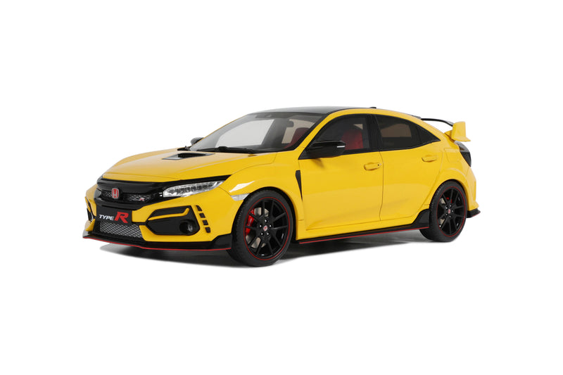 Load image into Gallery viewer, HONDA CIVIC TYPE R FK8 EURO SPEC SUNLIGHT YELLOW 2020 OTTOmobile 1:18
