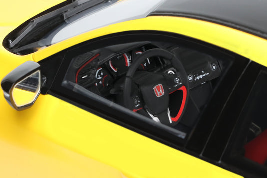 HONDA CIVIC TYPE R FK8 EURO SPEC SUNLIGHT YELLOW 2020 OTTOmobile 1:18