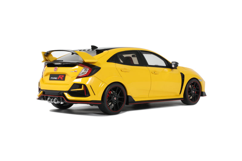 Load image into Gallery viewer, HONDA CIVIC TYPE R FK8 EURO SPEC SUNLIGHT YELLOW 2020 OTTOmobile 1:18
