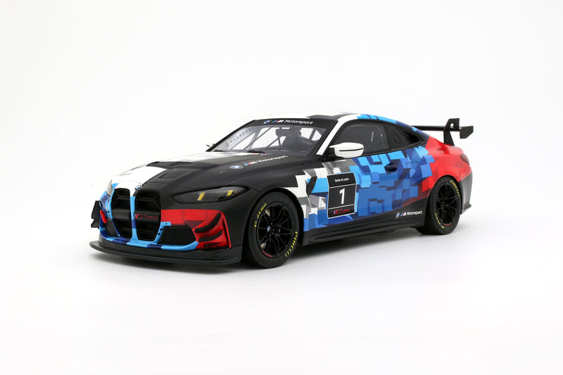 Load image into Gallery viewer, Bmw M4 GT4 WHITE/BLUE/RED/BLACK 2024 OTTOmobile 1:18
