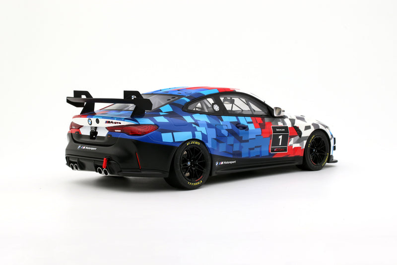 Load image into Gallery viewer, Bmw M4 GT4 WHITE/BLUE/RED/BLACK 2024 OTTOmobile 1:18
