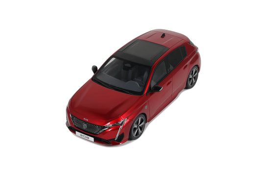 Peugeot 308 GT ROUGE 2022 OTTOmobile 1:18