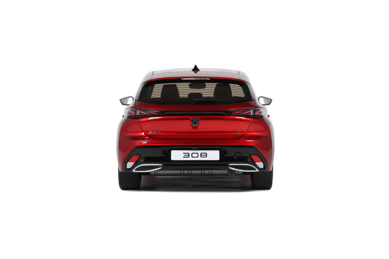 Chargez l&#39;image dans la visionneuse de la galerie, Peugeot 308 GT ROUGE 2022 OTTOmobile 1:18
