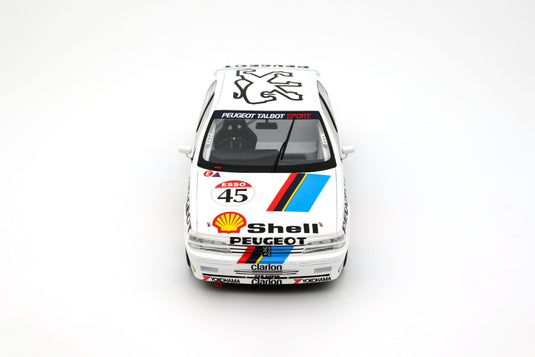 Peugeot 405 MI16 BTCC WHITE R. GRAVETT 1992 OTTOmobile 1:18