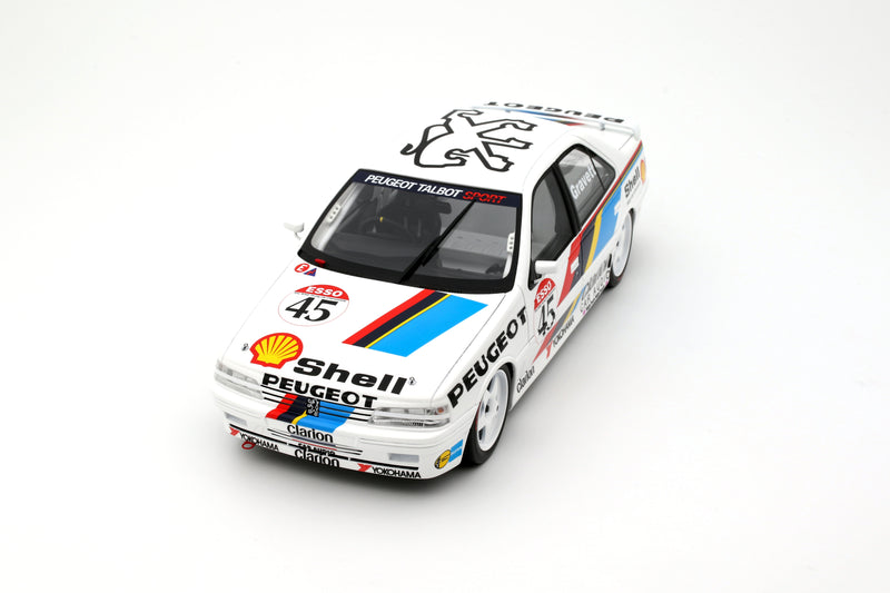 Load image into Gallery viewer, Peugeot 405 MI16 BTCC WHITE R. GRAVETT 1992 OTTOmobile 1:18
