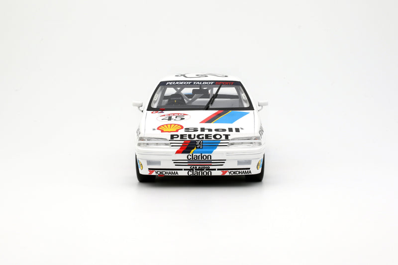 Load image into Gallery viewer, Peugeot 405 MI16 BTCC WHITE R. GRAVETT 1992 OTTOmobile 1:18
