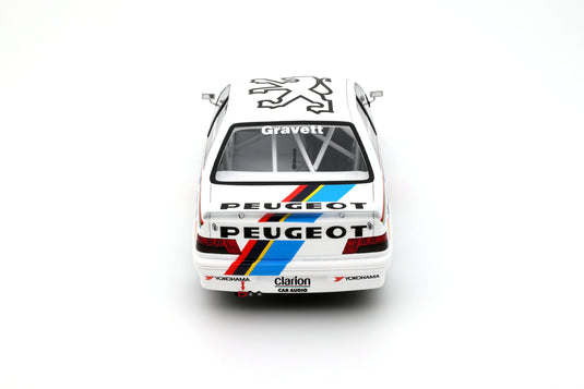 Peugeot 405 MI16 BTCC WHITE R. GRAVETT 1992 OTTOmobile 1:18