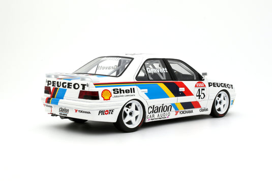 Peugeot 405 MI16 BTCC WHITE R. GRAVETT 1992 OTTOmobile 1:18