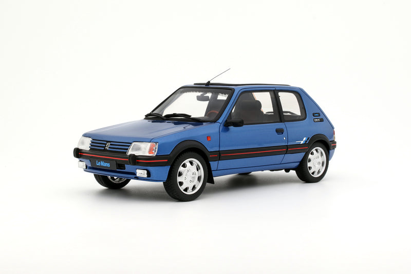 Laad de afbeelding in de Gallery-viewer, Peugeot 205 1.9 GTI LE MANS MIAMI BLAUW 1991 OTTOmobile 1:18
