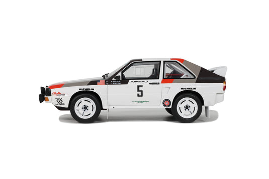 Audi SPORT QUATTRO WHITE J. BUFFUM OLYMPUS RALLY 1986 OTTOmobile 1:18