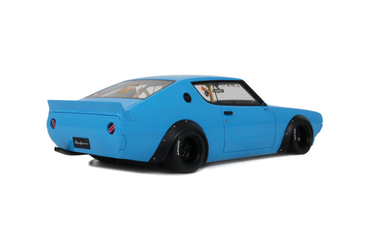 Nissan SKYLINE 2000 GT-R (KPGC110) PAR LB-WORKS BLEU 2024 OTTOmobile 1:18