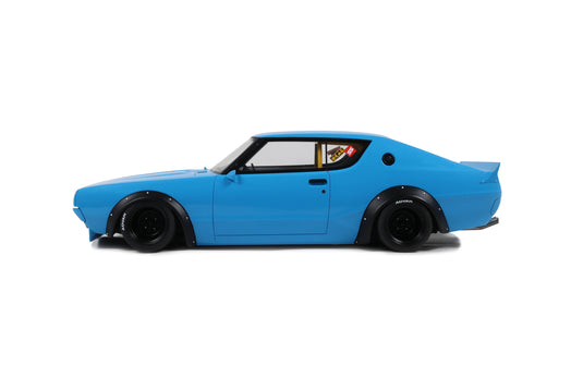 Nissan SKYLINE 2000 GT-R (KPGC110) PAR LB-WORKS BLEU 2024 OTTOmobile 1:18