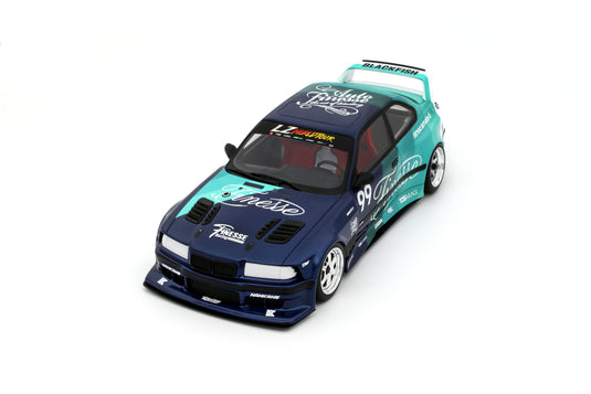 BMW E36 MY KYZA BLUE 2024 OTTOmobile 1:18