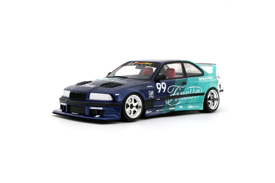 BMW E36 MY KYZA BLUE 2024 OTTOmobile 1:18