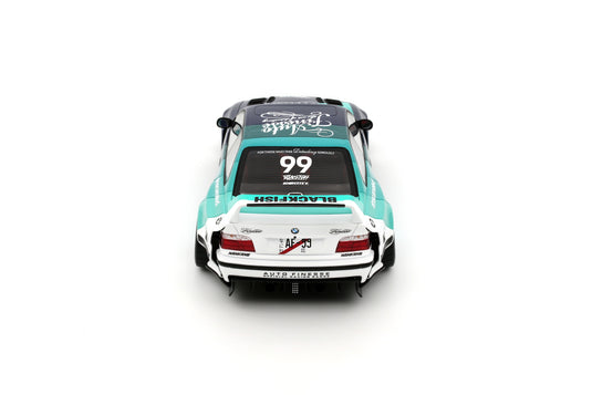 BMW E36 MY KYZA BLUE 2024 OTTOmobile 1:18
