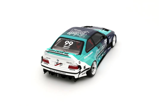 BMW E36 MY KYZA BLUE 2024 OTTOmobile 1:18