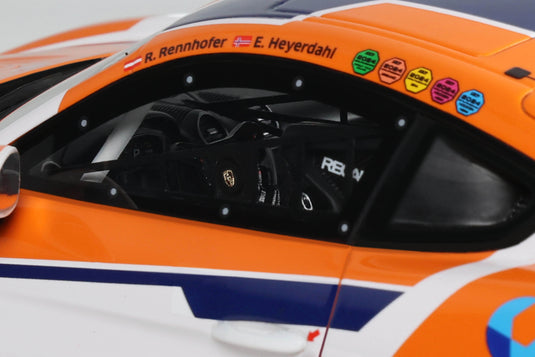 PORSCHE 718 CAYMAN GT4 RS CLUBSPORT E. HEYERDAHL / N. MALOY GT4 EUROPEAN SERIES 2024 OTTOmobile 1:18