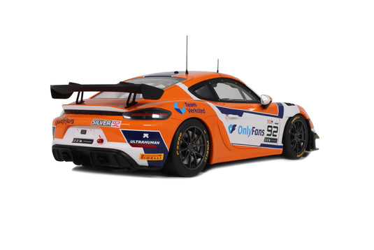 PORSCHE 718 CAYMAN GT4 RS CLUBSPORT E. HEYERDAHL / N. MALOY GT4 EUROPEAN SERIES 2024 OTTOmobile 1:18