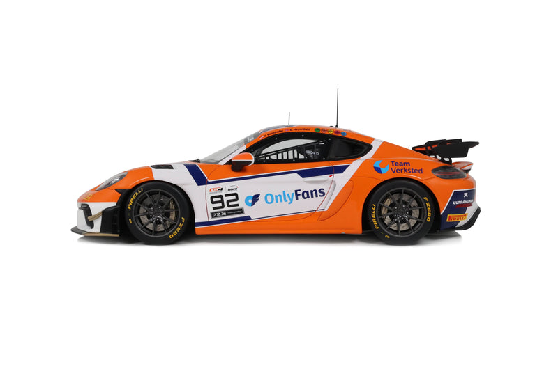 Chargez l'image dans la visionneuse de la galerie, PORSCHE 718 CAYMAN GT4 RS CLUBSPORT E. HEYERDAHL / N. MALOY GT4 EUROPEAN SERIES 2024 OTTOmobile 1:18
