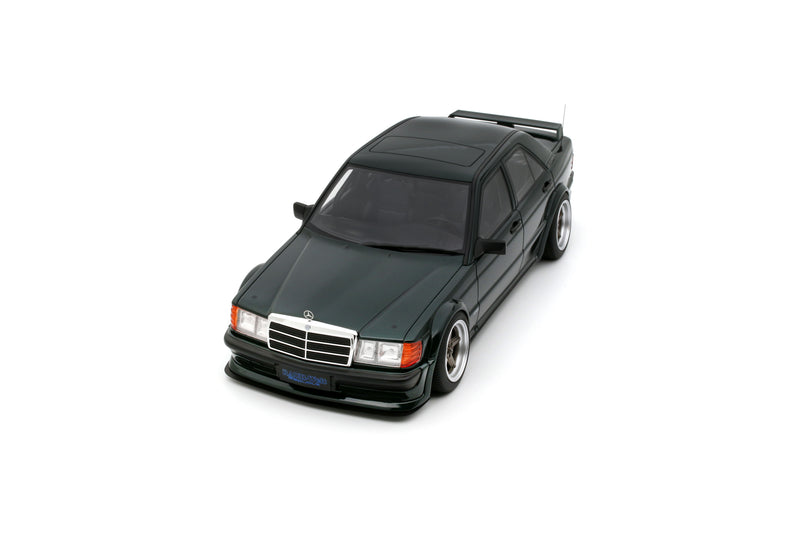 Laad de afbeelding in de Gallery-viewer, MERCEDES-BENZ RAUH-WELT REPUBLIK RWR 190E 2.5-16 PORSCHE RACING GROEN METALLIC 22G 2025 OTTOmobile 1:18

