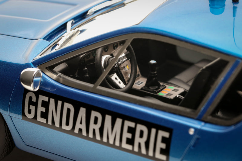 Chargez l'image dans la visionneuse de la galerie, ALPINE A310 1600VF GENDARMERIE BLEU 1974 OTTOmobile 1:18

