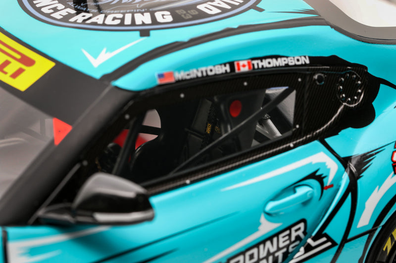 Load image into Gallery viewer, TOYOTA GR SUPRA GT4 EVO 2 A. MCINTOSH / P. THOMPSON BLUE 2025 OTTOmobile 1:18
